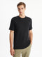 Crew Neck Short Sleeve Men's Textured T-Shirt